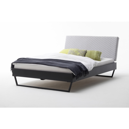 Kovová posteľ Vancouver, 140x200 cm, béžová - 1