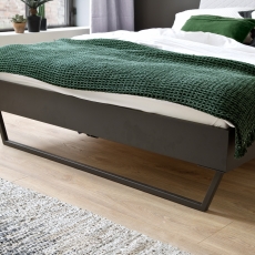 Kovová posteľ Vancouver, 140x200 cm, béžová - 4
