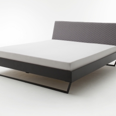 Kovová postel Vancouver, 140x200 cm, šedá - 3