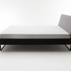 Kovová postel Vancouver, 140x200 cm, šedá - 9