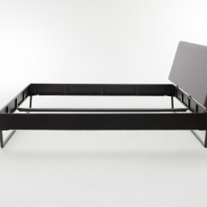 Kovová postel Vancouver, 140x200 cm, šedá - 10