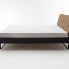 Kovová postel Vancouver, 160x200 cm, koňaková - 10