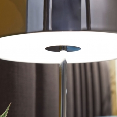 Kovová stolná lampa Ohri, 45 cm, strieborná - 5