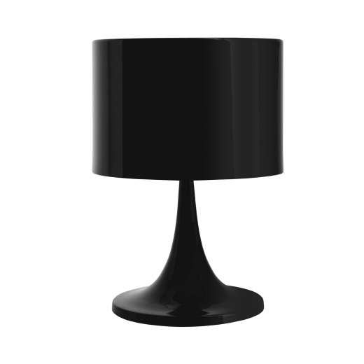 Kovová stolná lampa Tila, 37 cm, čierna - 1