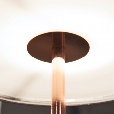 Kovová stolní lampa Ohri, 45 cm, měděná - 6