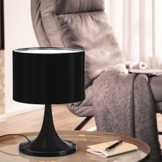 Kovová stolní lampa Tila, 37 cm, černá - 4