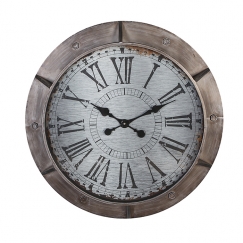 Kovové nástenné hodiny Harbour, 76 cm