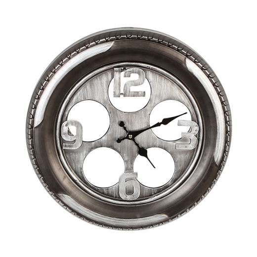 Kovové nástenné hodiny Wheel, 40 cm - 1
