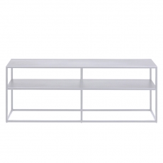 Kovový TV stolek Lyfte, 120 cm, bílá - 2