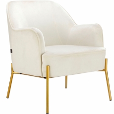 Kreslo Celia, krémová - 1