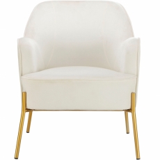 Kreslo Celia, krémová - 2