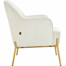 Kreslo Celia, krémová - 3