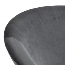 Kreslo Center, zamat, šedá - 7