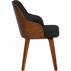 Křeslo Dusty (SET 2 ks), černá - 3