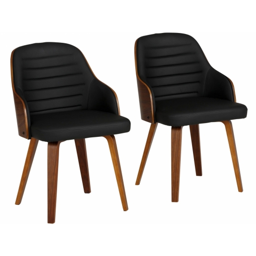 Kreslo Dusty (Súprava 2 ks), čierna - 1