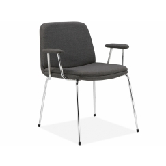 Kreslo Hiena (Súprava 2 ks), antracitová