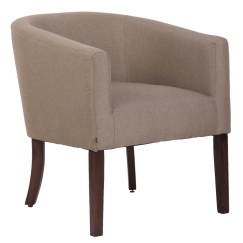 Křeslo Nemea, textil, taupe