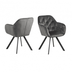 Kreslo s funkciou automatického návratu Anouk, sivá