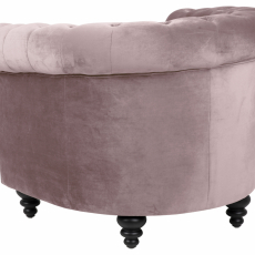 Kreslo s podrúčkami Charlietown, dusty rose - 4