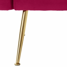 Křeslo s područkami Maro, červená - 5