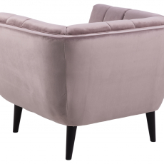 Kreslo s podrúčkami Tampa, dusty rose - 8
