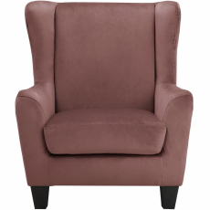 Kreslo Spicy, zamat, ružová - 2