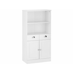 Kúpeľňová skrinka Kiley II., 90 cm, biela