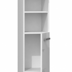 Kúpeľňová skrinka Marbela, 183 cm, biela lesk - 2