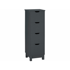 Kúpeľňová skrinka Pinea, 100 cm, antracitová