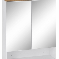 Kúpeľňová závesná skrinka Amigo, 75 cm, biela - 1