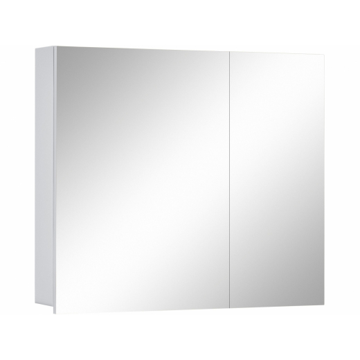 Kúpeľňová zrkadlová skrinka Wessel, 70 cm, biela - 1