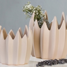 Květináč keramický Zack, 15 cm šedá - 1