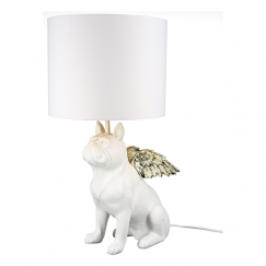 Lampa Bulli, 55 cm, bílá / zlatá