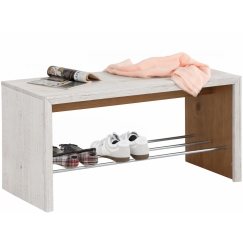 Lavica Rike, 90 cm, biela