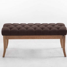 Lavica s drevenou podnožou Farao, 100 cm, svetlá podnož - 6