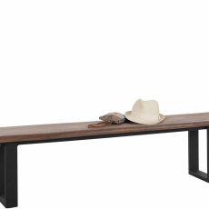 Lavica Sinc, 200 cm, hnedá/čierna - 3