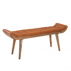 Lavice Callie, 125 cm, hnědá