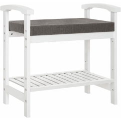 Lavice Carl, 60 cm, bílá