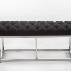 Lavice Emres, 100 cm, tmavě šedá - 2