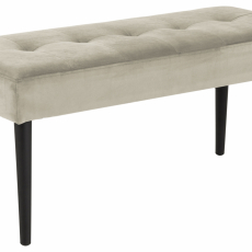 Lavice Glory , 95 cm, tkanina, písková - 1