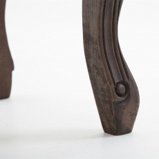 Lavice s dřevěnou podnoží Graven, 116 cm, tmavá podnož - 9