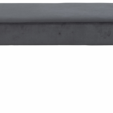 Lavice Xenia, 95 cm, tmavě šedá - 8
