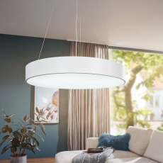 LED závesné svietidlo Round, 60 cm, biela - 1