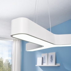 LED závěsné svítidlo Y-form, 107 cm, bílá - 5