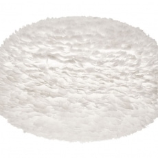 Svietidlo / luster závesný z husieho peria VITA Eos XXL, biela - 1