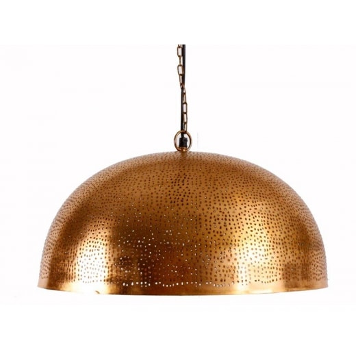 Lustr kovový Colly, 40 cm měděná - 1