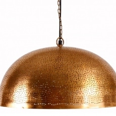 Lustr kovový Colly, 40 cm měděná - 1