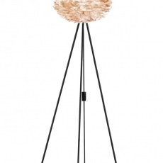 Svítidlo / lustr závěsný z husího peří VITA Eos, světle hnědá - 3