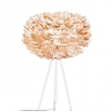 Svítidlo / lustr závěsný z husího peří VITA Eos, světle hnědá - 4