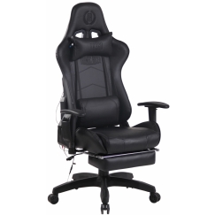 Masážní herní křeslo Turbo, černá